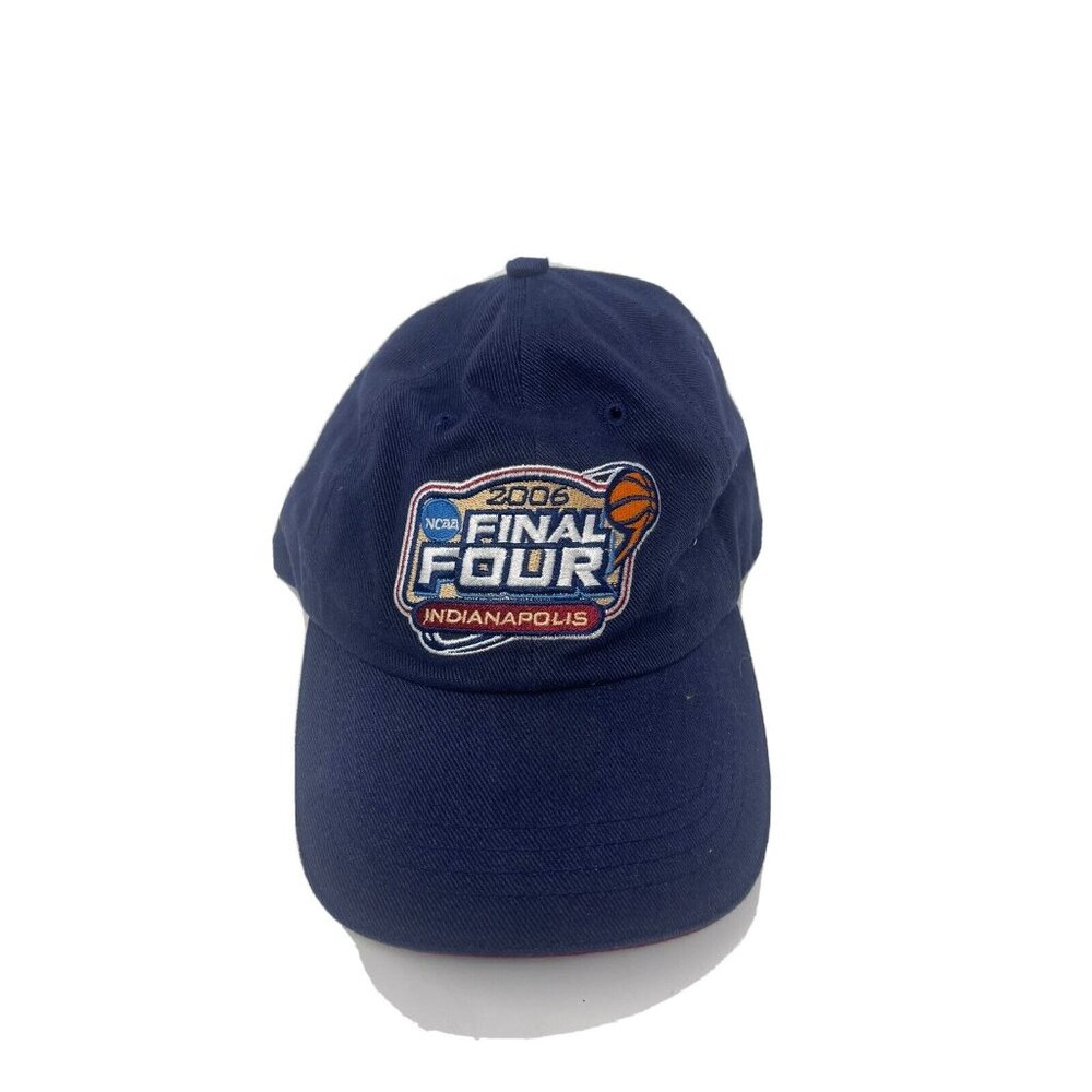 NCAA 2006 Final Four Hat Indianapolis Strapback Cap Blue Tournament CBS Sports